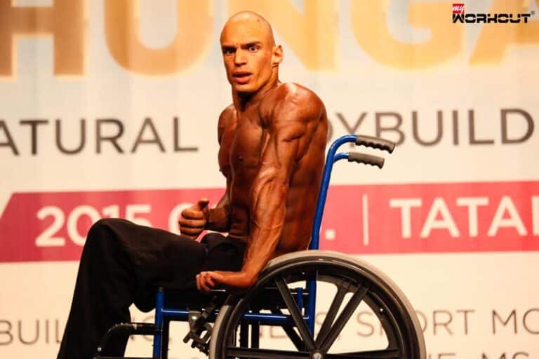 Rollstuhl-Bodybuilding: die stärksten Rollstuhlfahrer der Welt Rollstuhlfahrer bei Rollstuhl-Bodybuilding Wettbewerb