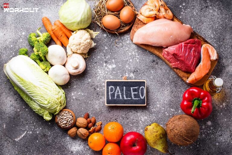 Paleo Diät - die natürlichste Ernährungsform Gesundes Obst, Gemüse und Fleisch