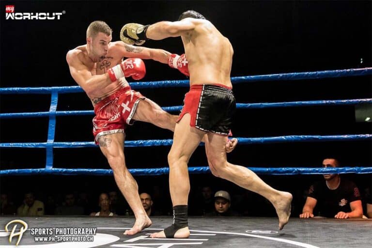 Vom K1-Champ zum Profi Boxer Rico Giger in einem Boxkampf