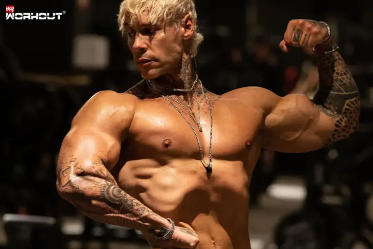 Anton Antipov - «Ich trainiere immer so, als würde ich mich auf Olympia vorbereiten.» Anton Antipov am Photoshooting im Fitnessstudio