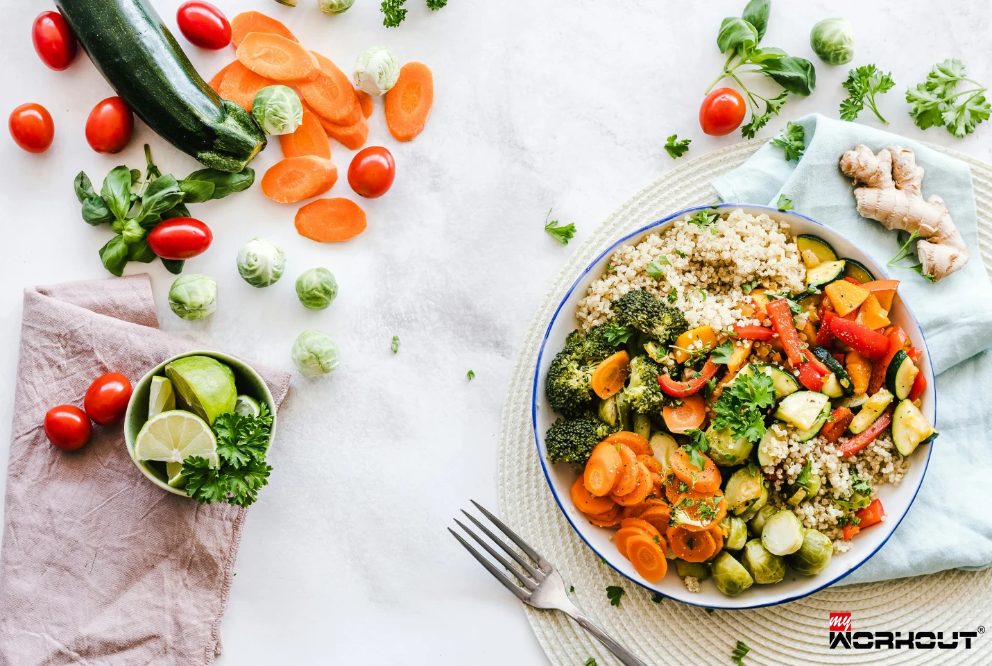 Gesunde Mahlzeit als Teil von Longevity