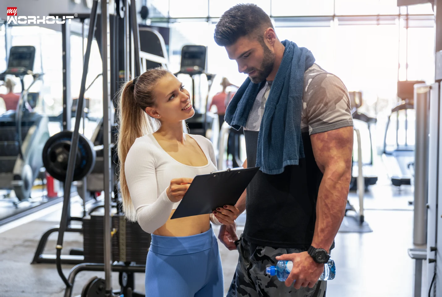 Trainingsplan im Gym