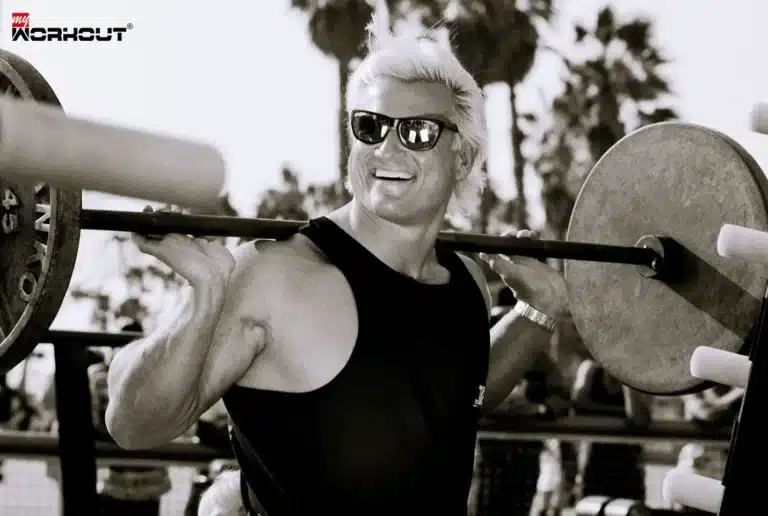 Tom Platz «The Quadfather»: Der Mann, der das Beintraining neu definierte Tom Platz beim Photoshooting am Venice Beach in Kalifornien