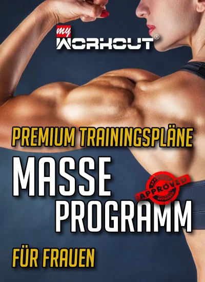 Premium Trainingspläne – Masse Programm (Muskelaufbau) für Frauen