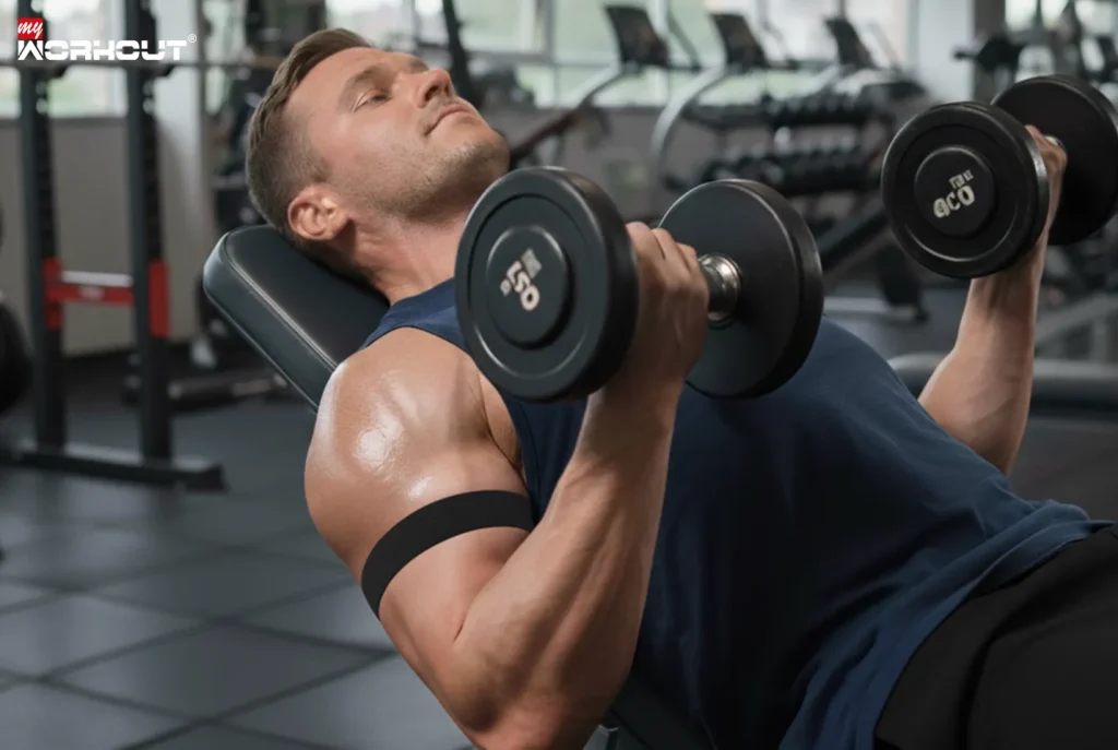 Blood Flow Restriction Training - Bizepscurls